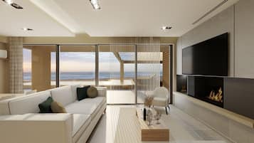 Signature Infinity Pool Villa | Living area