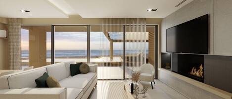 Signature Infinity Pool Villa | Living area