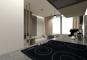 Panoramic Sea View Family Maisonette with Outdoor Hot Tub | Interior - The New Life Houses (Kissamos)