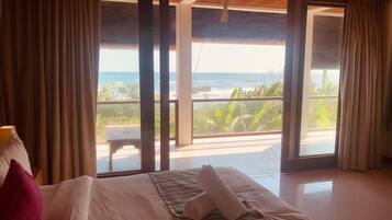 Suíte júnior, sacada, vista para a praia