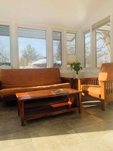 Canadiana Guesthouse built into an historic church manse