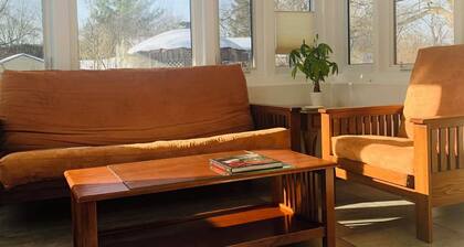 Canadiana Guesthouse built into an historic church manse