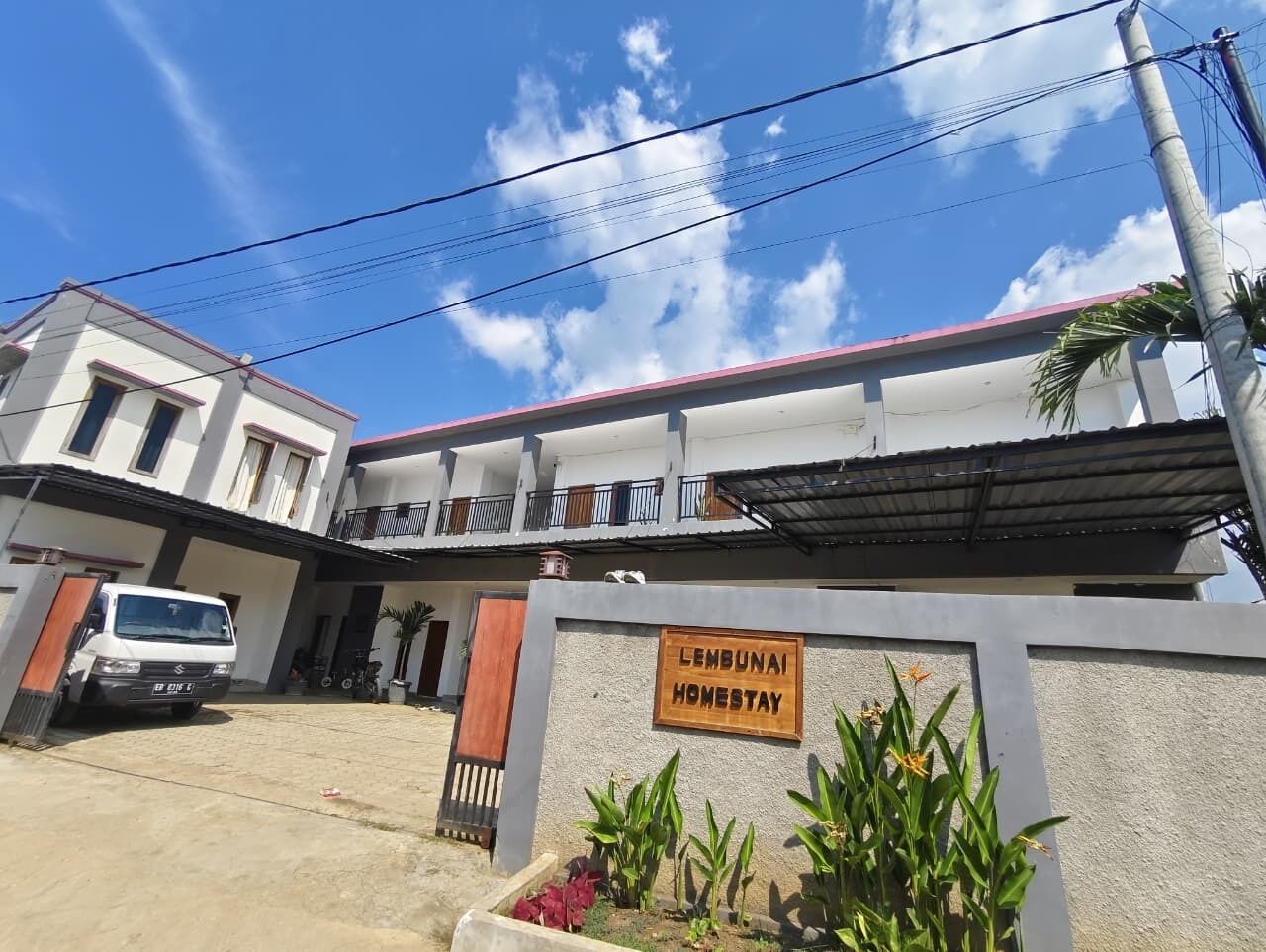 Façade de l’hébergement