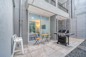 Terrace/patio - Carmen Studio - Wifi, Estacionamiento, Gym, Metro (Santiago)