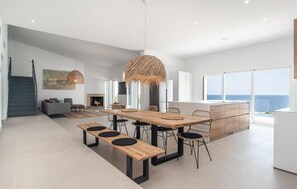 Dining - Exclusive Modern Villa with Pool, Beach Access & Panoramic Sea Views in Mallorca (Felanitx)