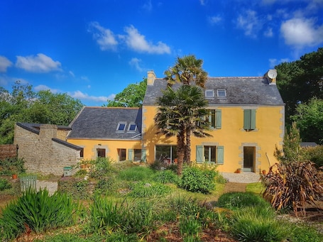 Extérieur. Maison de campagne au calme – jardin clos – plage de Loctudy à 7 min