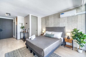 1 bedroom, iron/ironing board, WiFi, bed sheets - City Studio- Modern Studio w/ Wifi (Ñuñoa)