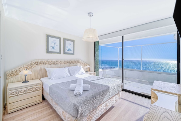 3 bedrooms, iron/ironing board, WiFi, bed sheets - Cochoa View- 3D Frente al Mar (Concón)