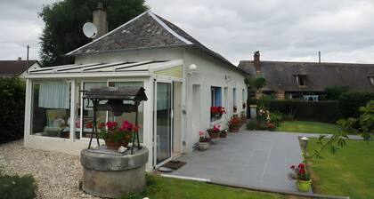 Maison Le Clos des Ânes: private terrace and garden in Sainte-Marguerite sur Duclair