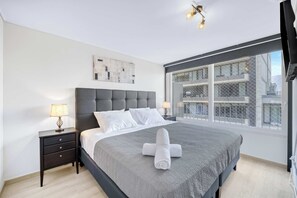 3 bedrooms, iron/ironing board, WiFi, bed sheets - Espacio Urbano- 3D, Vista 180° w/ Wifi (Ñuñoa)