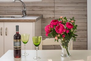 Private kitchen - Hermes Beach Studios (Chania)