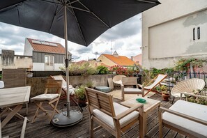 Terrace/patio - The Balcony of Time - archaeology and history - charming central place wth terrace (Coimbra)