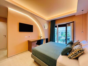 Chambre Deluxe, balcon | Vue sur la ville