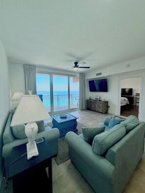 Smart TV, books - Shores of Panama Resort Double Balcony 2 bed/2 bath with GULF & Pool Views (Panama City Beach)