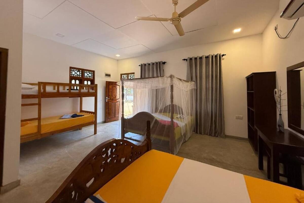 Economy-værelse til 4 personer - balkon - strandudsigt