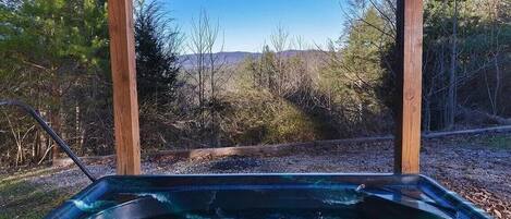 Tina de hidromasaje al aire libre