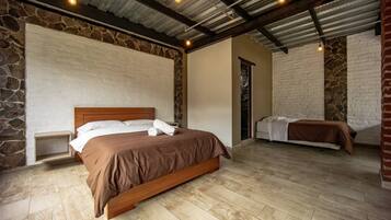 Comfort Triple Room, Patio, Mountain View | Desk, blackout drapes, iron/ironing board, free WiFi
