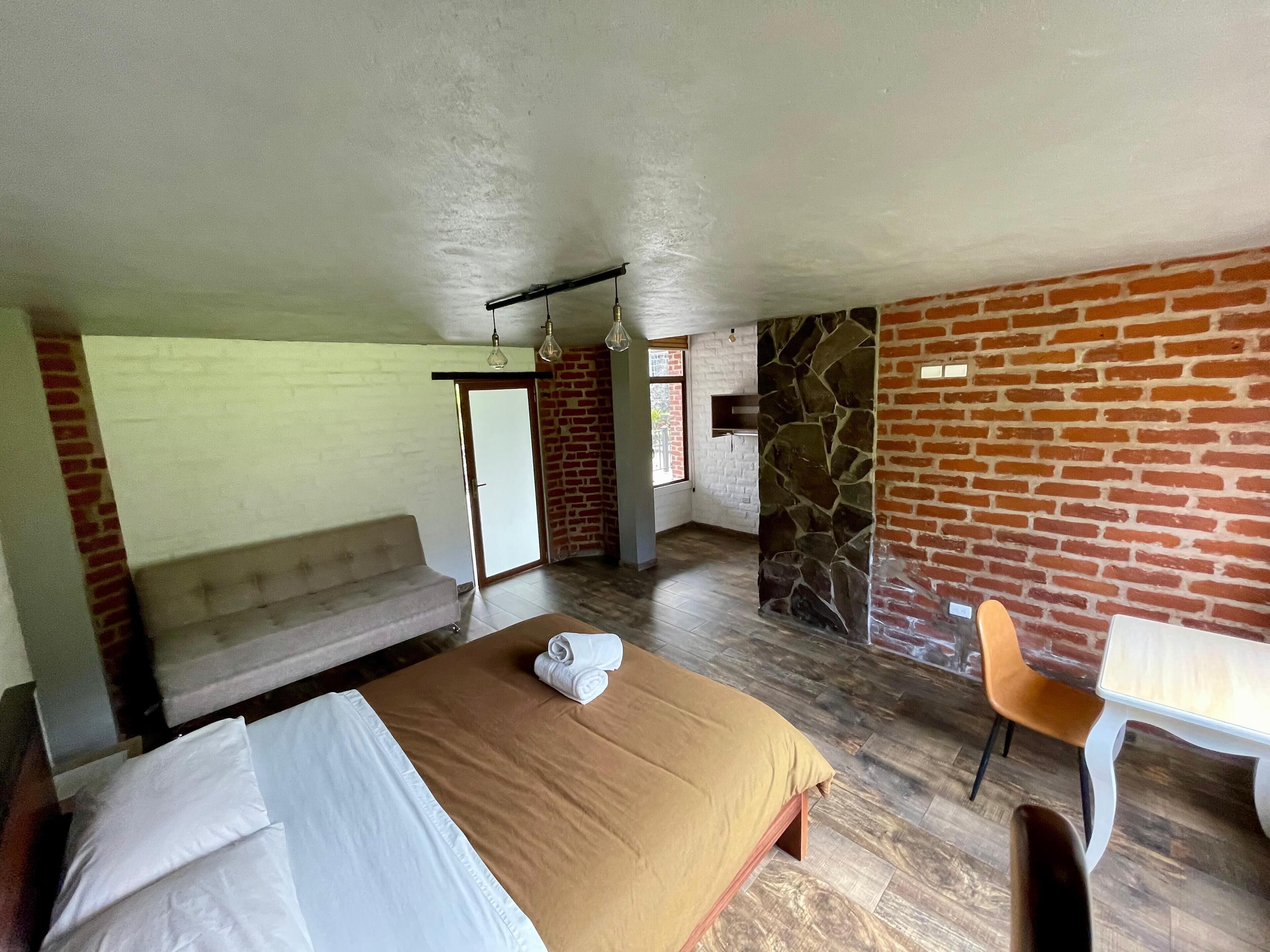 Comfort Double Room, Patio, Mountain View | Desk, blackout curtains, iron/ironing board, free WiFi