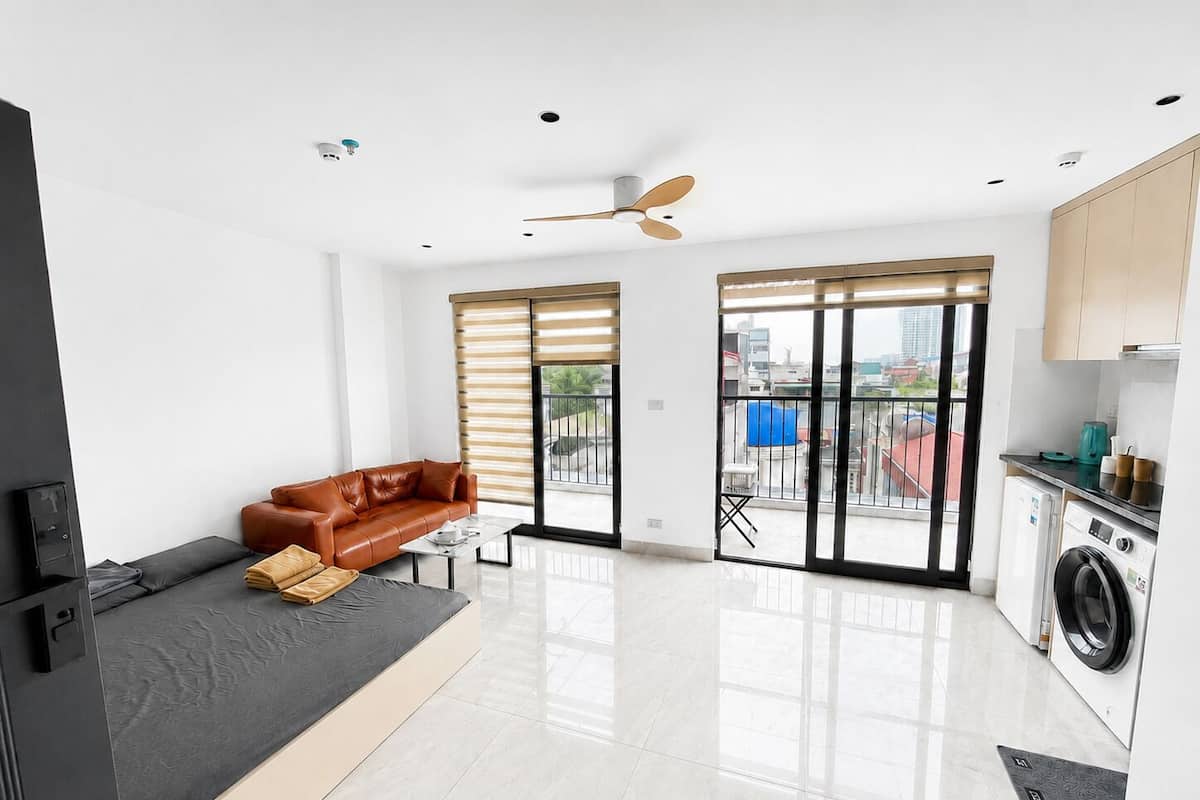 Studiosuite, Terrasse | Innendetails