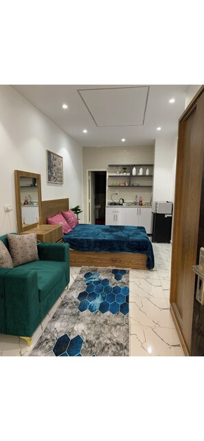 Interior - Cozy studio apartment in excellent Red Sea Governorate with AC (Red Sea Governorate)