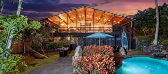 Mai Tai Manor by Gather: Modern Oasis w/ Saltwater Pool & Lanai Near Keauhou