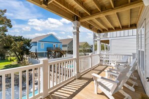Property grounds - Oak Island Escape with Pool and Steps to Beach! (Oak Island)