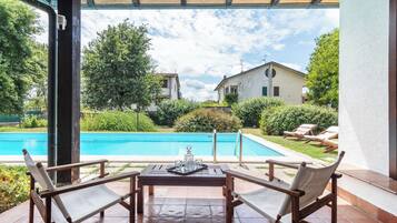Villa, 3 chambres, vue piscine | Piscine