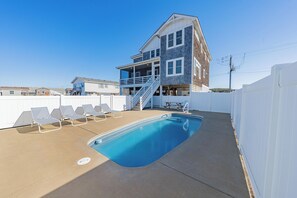 Pool - Catching Rays: Award-Winning Retreat + Pool (Kill Devil Hills)