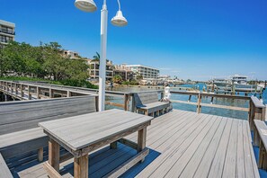 Outdoor dining - Gulf Glimpse Getaway • Pool • Steps to Beach (Indian Shores)
