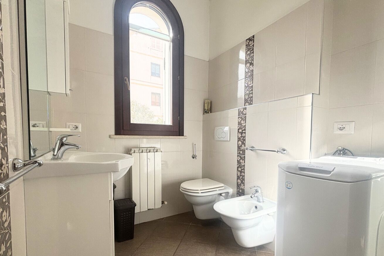 Doccia, bidet, asciugamani