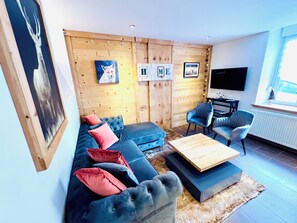 Living area - Spacious house with terrace, near the lake (Gérardmer)