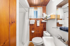 Hair dryer, towels, soap, toilet paper - Cozy 1 standard room hotel in serene Hendersonville with AC (Hendersonville)