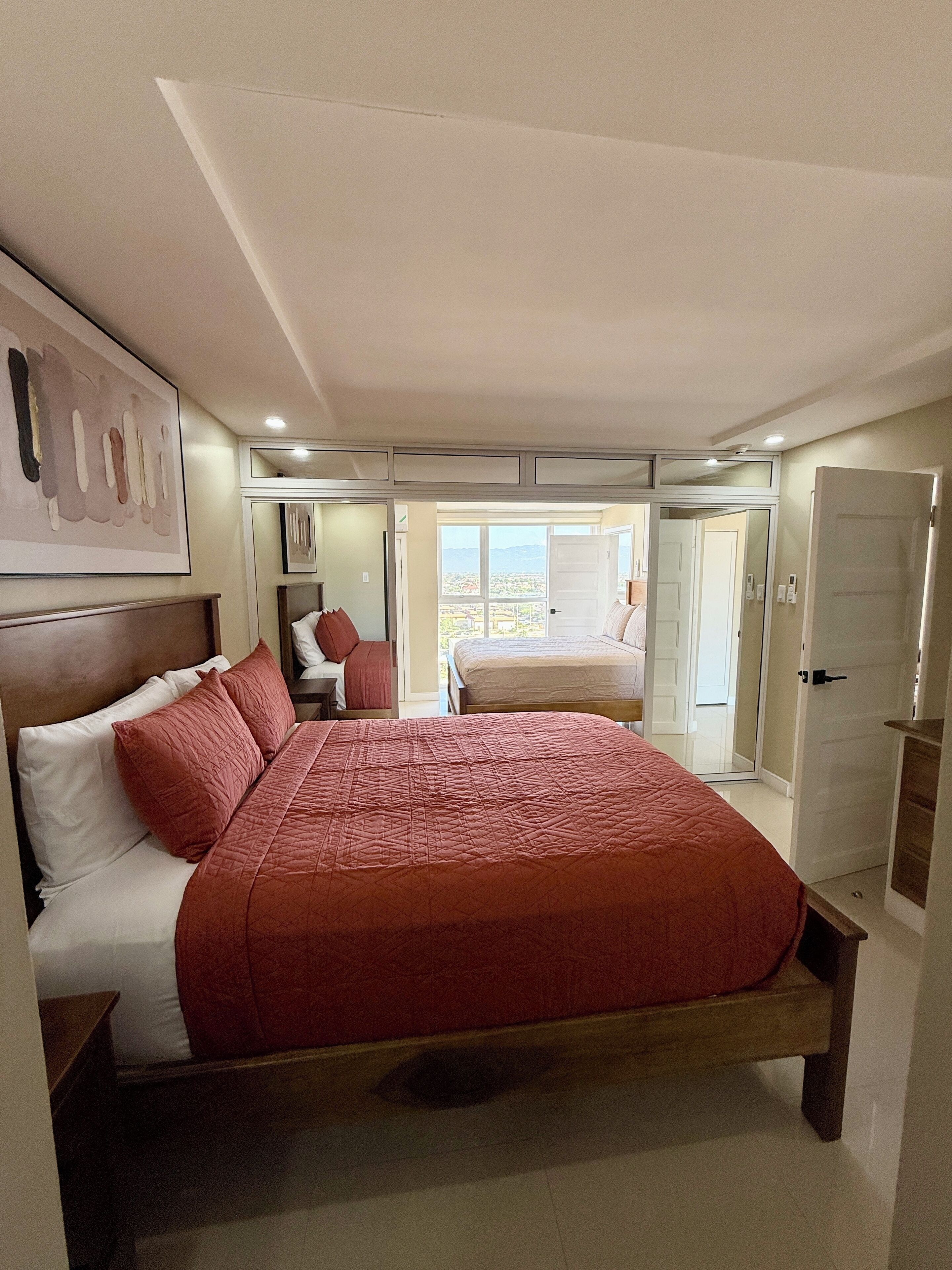 2 bedrooms, iron/ironing board, WiFi (free), bed sheets