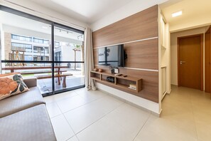 Living area - Apto Póximo a Praia - Destino BSM 106 A (Barra de São Miguel)