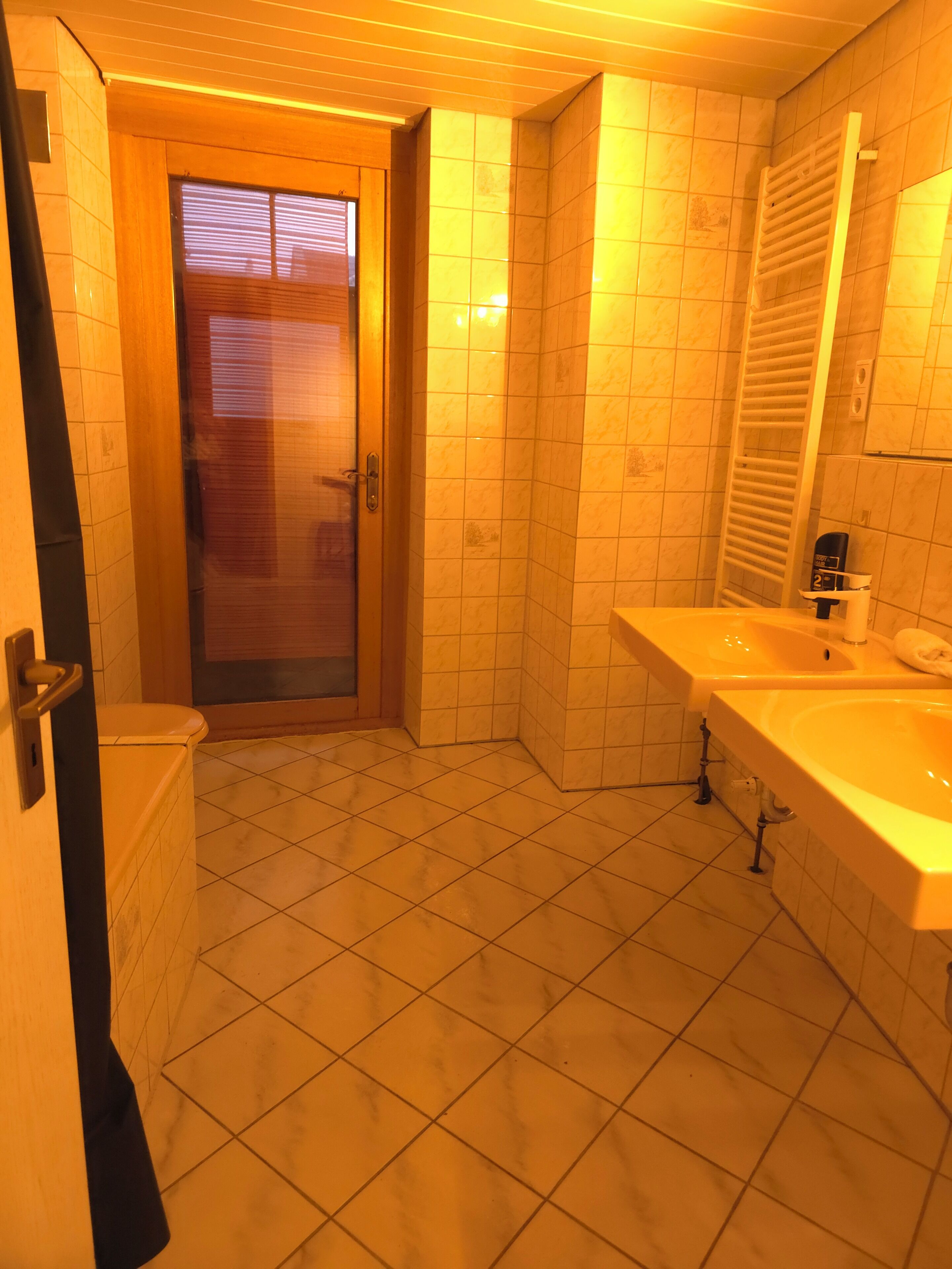 Towels, soap, toilet paper