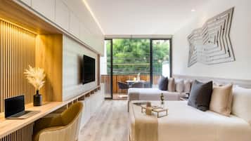 In-room safe, blackout curtains, iron/ironing board, free WiFi