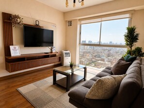 Classic Apartment, Balcony, City View | Living area - APT LOCK - LINCE (Lima)