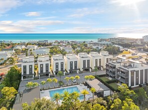 Exterior - Crest One | Gulf Views | 6-Seater Golf Cart + 4 Bikes | Rooftop Terrace (Santa Rosa Beach)