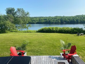 Property grounds - Quiet Waterfront Cottage w/ Hot Tub (Meductic)