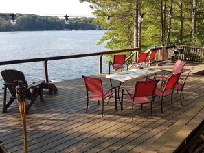 Outdoor dining - Lakefront! Perfect Family Getaway for All Seasons (Mancelona)