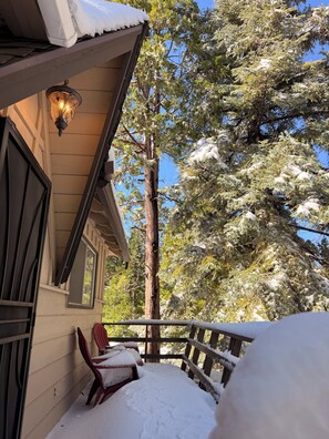 Terrace/patio - Cozy Mountain Cabin w/ Sauna + Lake Access - Near Arrowhead Village (Lake Arrowhead)