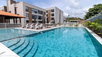Apartment | Pool | Outdoor pool, sun loungers
