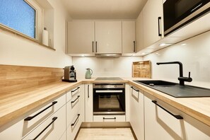 Private kitchen - House Poseidon, vacation apartment POS20 incl. beach chair (Cuxhaven)