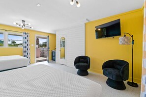 Studio, Resort View (Gracie Fontaine) | Individually decorated, individually furnished, iron/ironing board - The Pink Flamingo Boutique Motel (Port St. Joe)