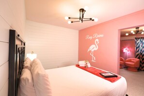Studio, Resort View (Roxy Riviera) | Individually decorated, individually furnished, iron/ironing board - The Pink Flamingo Boutique Motel (Port St. Joe)