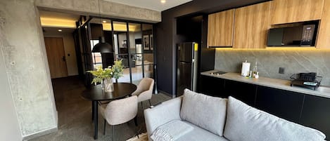 公寓, 1 間臥室 | 客廳
