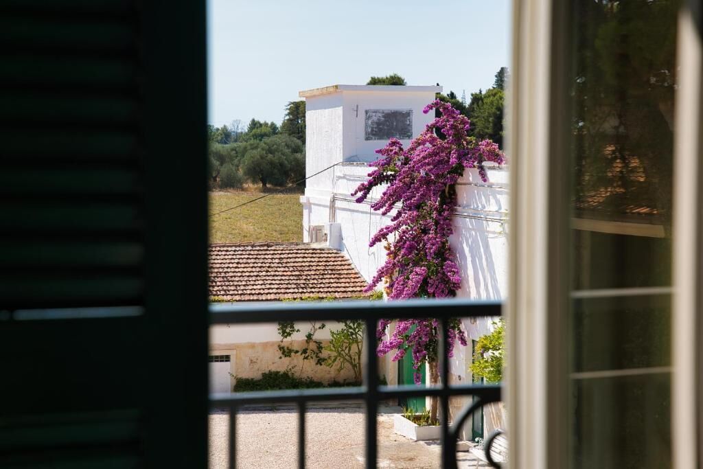 Chambre Double, balcon, vue cour intérieure | Intérieur