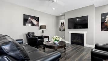 55-inch Smart TV with cable channels