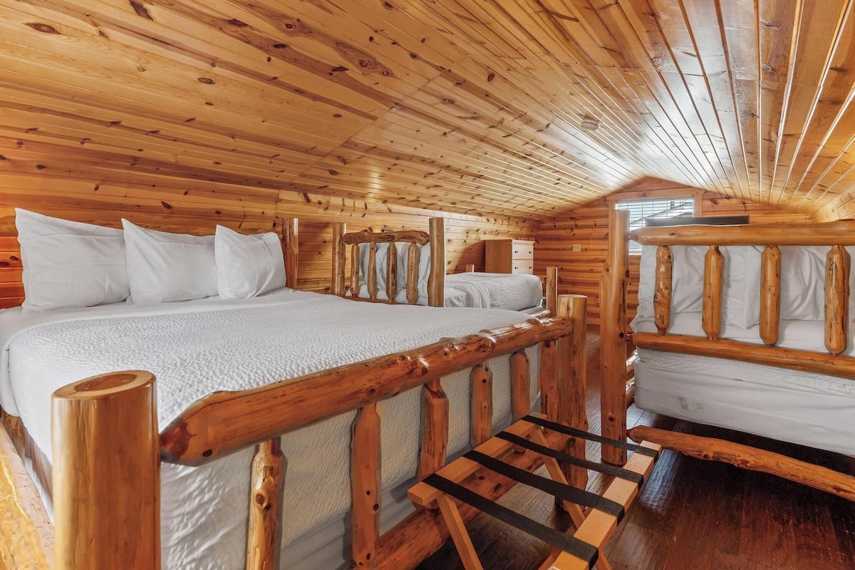 Cabaña Deluxe, varias camas, no fumadores | Ropa de cama de alta calidad y colchones con acolchado adicional