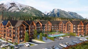 Unclassified image, 4 of 30, button - Ascent Amour | Pool, Hot Tub, Fitness | Parking (Canmore)